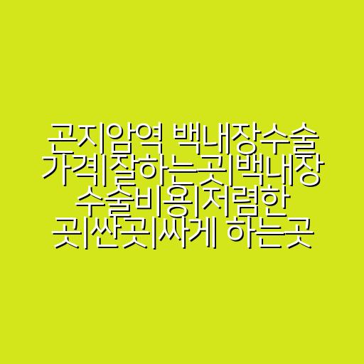 곤지암역 백내장수술 가격|잘하는곳|백내장 수술비용|저렴한 곳|싼곳|싸게 하는곳