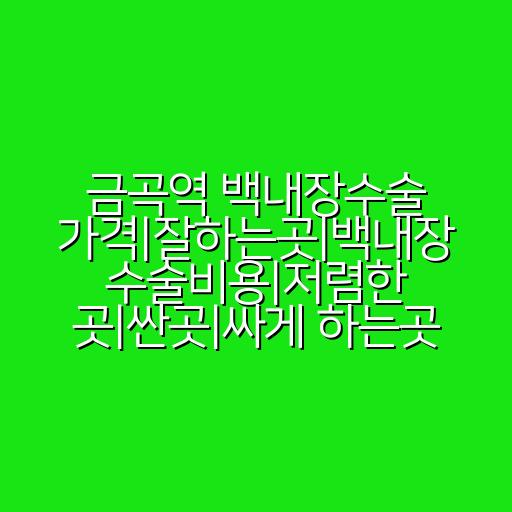 금곡역 백내장수술 가격|잘하는곳|백내장 수술비용|저렴한 곳|싼곳|싸게 하는곳
