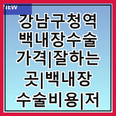 강남구청역 백내장수술 가격|잘하는곳|백내장 수술비용|저렴한 곳|싼곳|싸게 하는곳