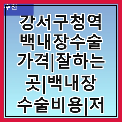 강서구청역 백내장수술 가격|잘하는곳|백내장 수술비용|저렴한 곳|싼곳|싸게 하는곳