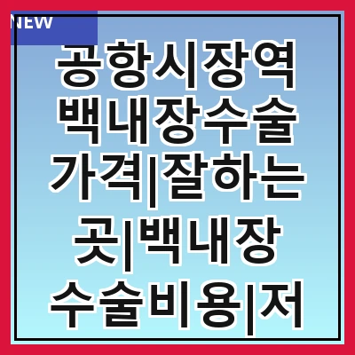 공항시장역 백내장수술 가격|잘하는곳|백내장 수술비용|저렴한 곳|싼곳|싸게 하는곳