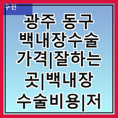 광주 동구 백내장수술 가격|잘하는곳|백내장 수술비용|저렴한 곳|싼곳|싸게 하는곳
