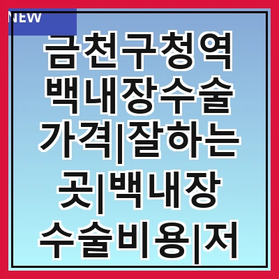 금천구청역 백내장수술 가격|잘하는곳|백내장 수술비용|저렴한 곳|싼곳|싸게 하는곳
