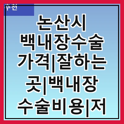 논산시 백내장수술 가격|잘하는곳|백내장 수술비용|저렴한 곳|싼곳|싸게 하는곳