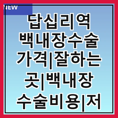 답십리역 백내장수술 가격|잘하는곳|백내장 수술비용|저렴한 곳|싼곳|싸게 하는곳