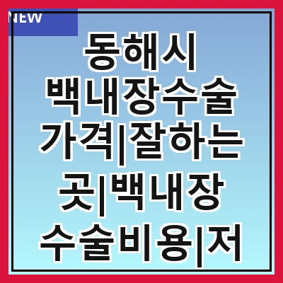 동해시 백내장수술 가격|잘하는곳|백내장 수술비용|저렴한 곳|싼곳|싸게 하는곳