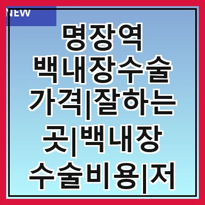 명장역 백내장수술 가격|잘하는곳|백내장 수술비용|저렴한 곳|싼곳|싸게 하는곳
