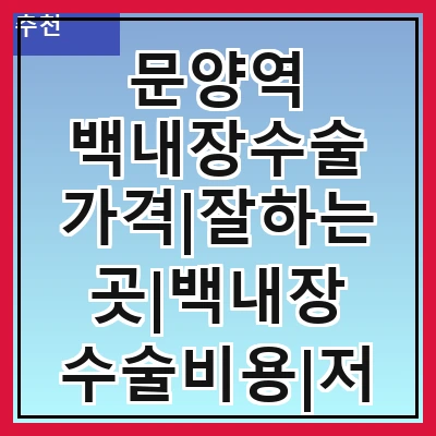 문양역 백내장수술 가격|잘하는곳|백내장 수술비용|저렴한 곳|싼곳|싸게 하는곳