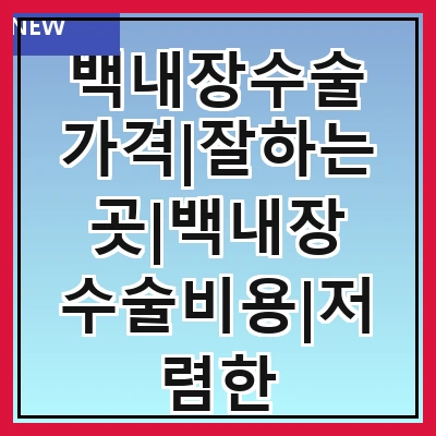 백내장수술 가격|잘하는곳|백내장 수술비용|저렴한 곳|싼곳|싸게 하는곳