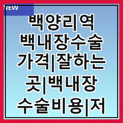 백양리역 백내장수술 가격|잘하는곳|백내장 수술비용|저렴한 곳|싼곳|싸게 하는곳