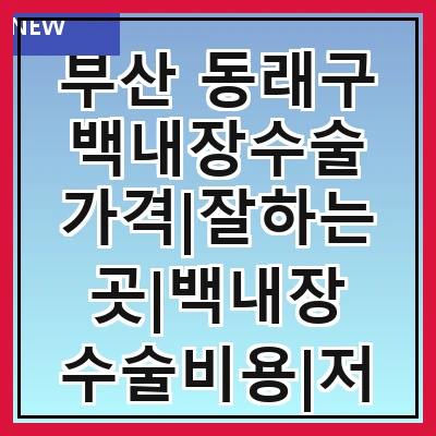 부산 동래구 백내장수술 가격|잘하는곳|백내장 수술비용|저렴한 곳|싼곳|싸게 하는곳