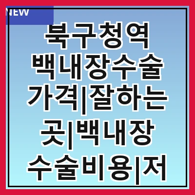 북구청역 백내장수술 가격|잘하는곳|백내장 수술비용|저렴한 곳|싼곳|싸게 하는곳