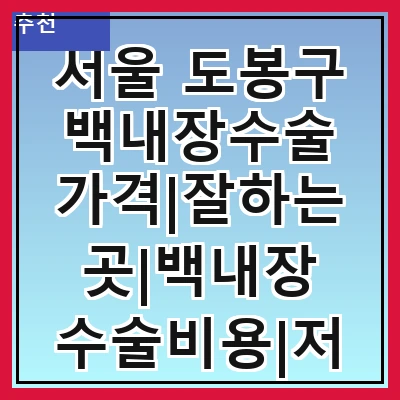 서울 도봉구 백내장수술 가격|잘하는곳|백내장 수술비용|저렴한 곳|싼곳|싸게 하는곳