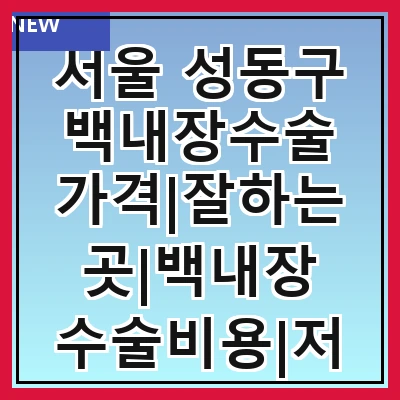 서울 성동구 백내장수술 가격|잘하는곳|백내장 수술비용|저렴한 곳|싼곳|싸게 하는곳