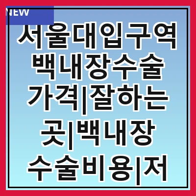 서울대입구역 백내장수술 가격|잘하는곳|백내장 수술비용|저렴한 곳|싼곳|싸게 하는곳
