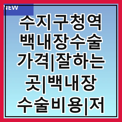 수지구청역 백내장수술 가격|잘하는곳|백내장 수술비용|저렴한 곳|싼곳|싸게 하는곳