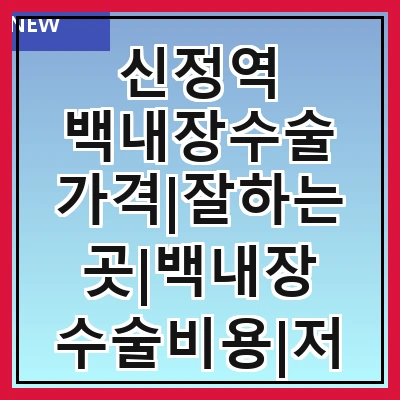 신정역 백내장수술 가격|잘하는곳|백내장 수술비용|저렴한 곳|싼곳|싸게 하는곳