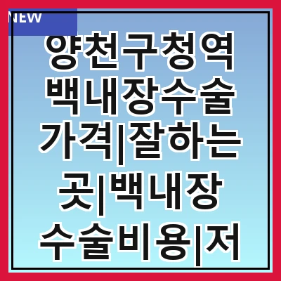 양천구청역 백내장수술 가격|잘하는곳|백내장 수술비용|저렴한 곳|싼곳|싸게 하는곳
