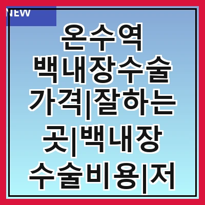 온수역 백내장수술 가격|잘하는곳|백내장 수술비용|저렴한 곳|싼곳|싸게 하는곳
