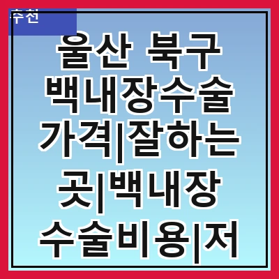 울산 북구 백내장수술 가격|잘하는곳|백내장 수술비용|저렴한 곳|싼곳|싸게 하는곳