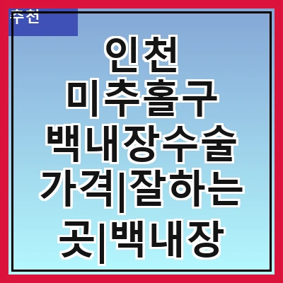 인천 미추홀구 백내장수술 가격|잘하는곳|백내장 수술비용|저렴한 곳|싼곳|싸게 하는곳