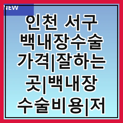 인천 서구 백내장수술 가격|잘하는곳|백내장 수술비용|저렴한 곳|싼곳|싸게 하는곳