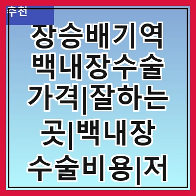 장승배기역 백내장수술 가격|잘하는곳|백내장 수술비용|저렴한 곳|싼곳|싸게 하는곳