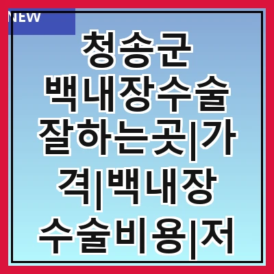청송군 백내장수술 잘하는곳|가격|백내장 수술비용|저렴한 곳|싼곳|싸게 하는곳