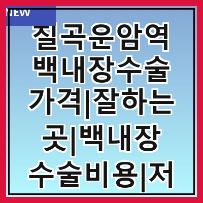 칠곡운암역 백내장수술 가격|잘하는곳|백내장 수술비용|저렴한 곳|싼곳|싸게 하는곳